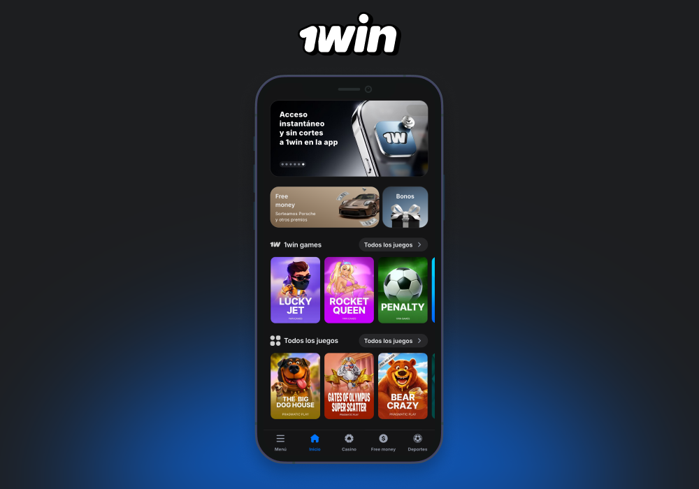 Abra un navegador en su iPhone o iPad y visite el sitio web oficial del casino 1win para descargar la aplicación móvil 1win para iOS